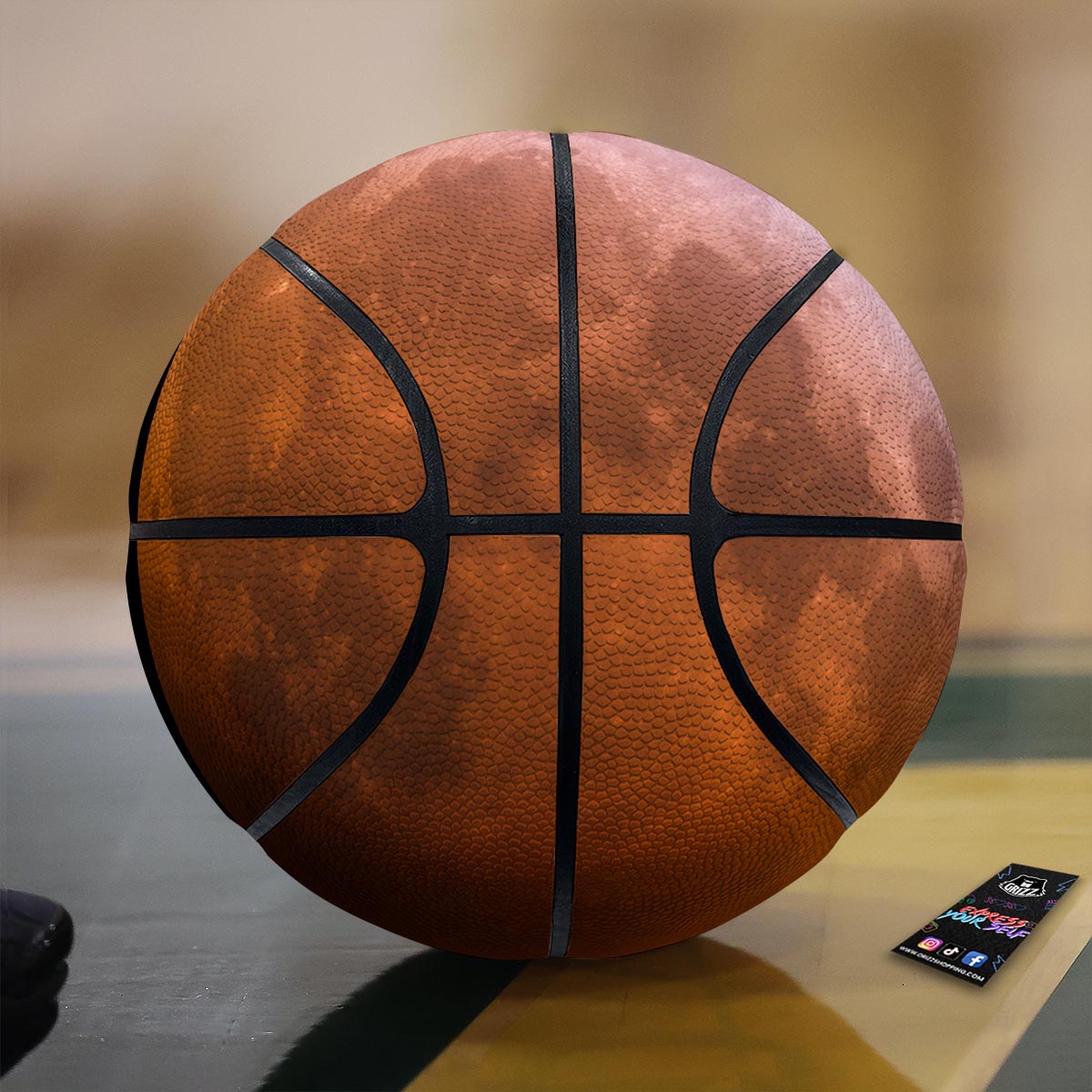 Eclipse Total Lunar Print Basketball