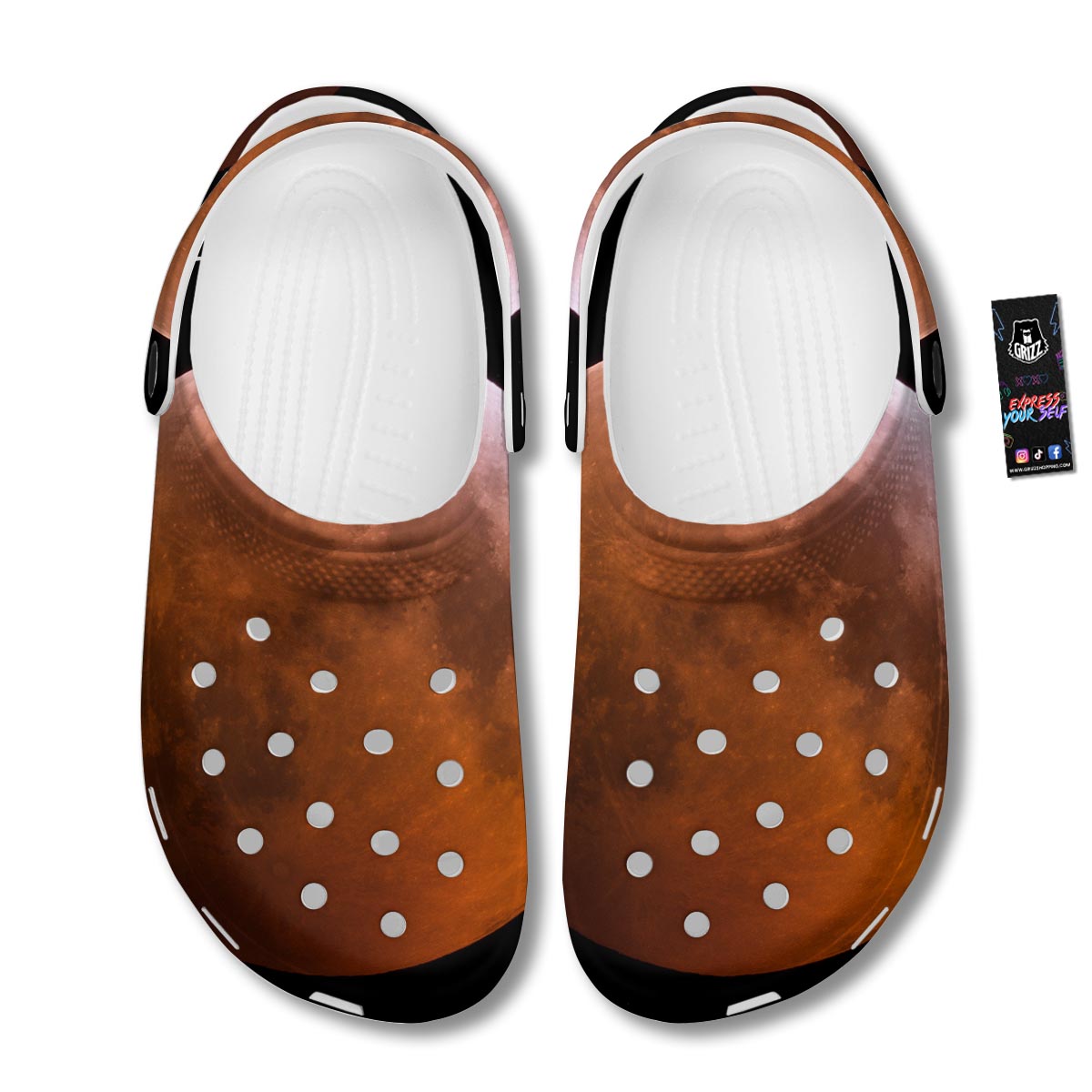 Eclipse Total Lunar Print Clog-grizzshop