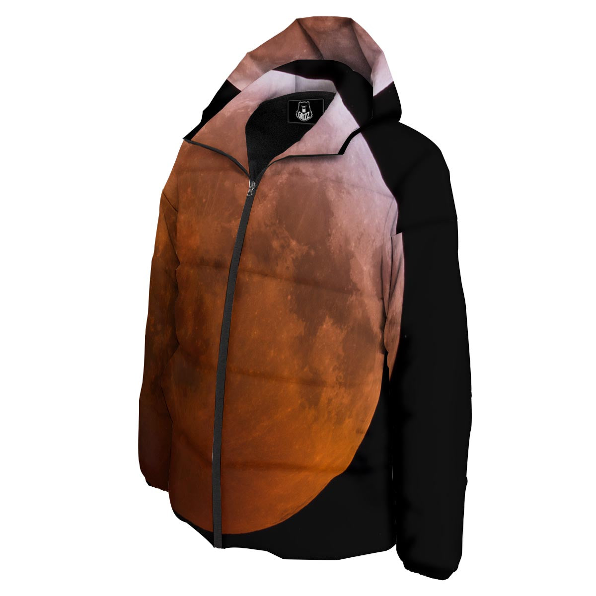 Eclipse Total Lunar Print Down Jacket-grizzshop