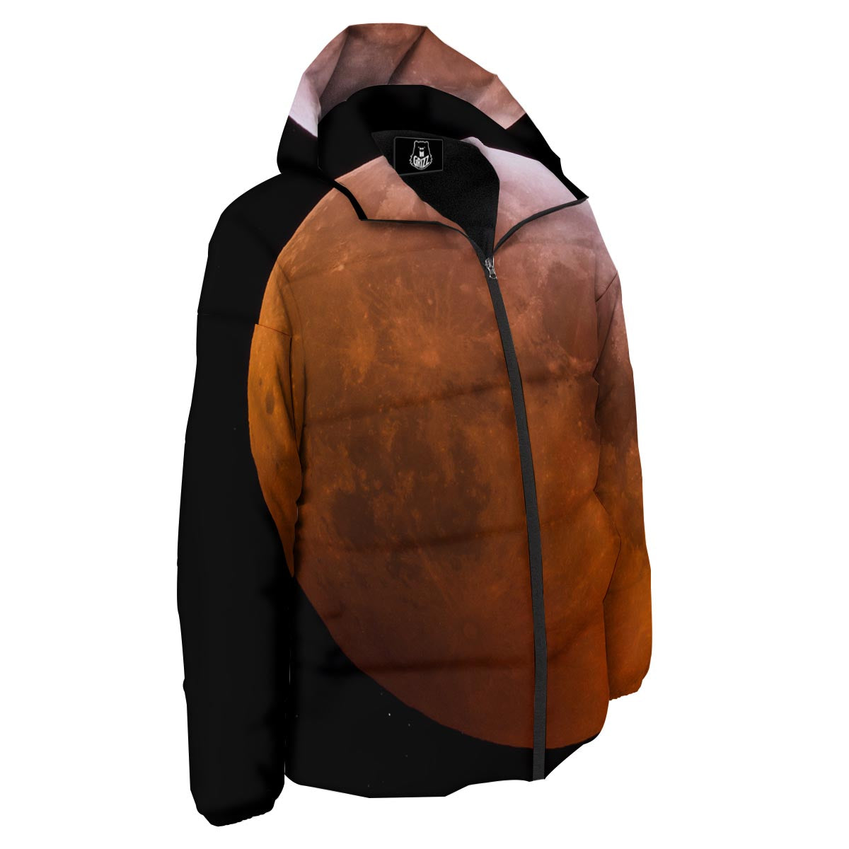 Eclipse Total Lunar Print Down Jacket-grizzshop