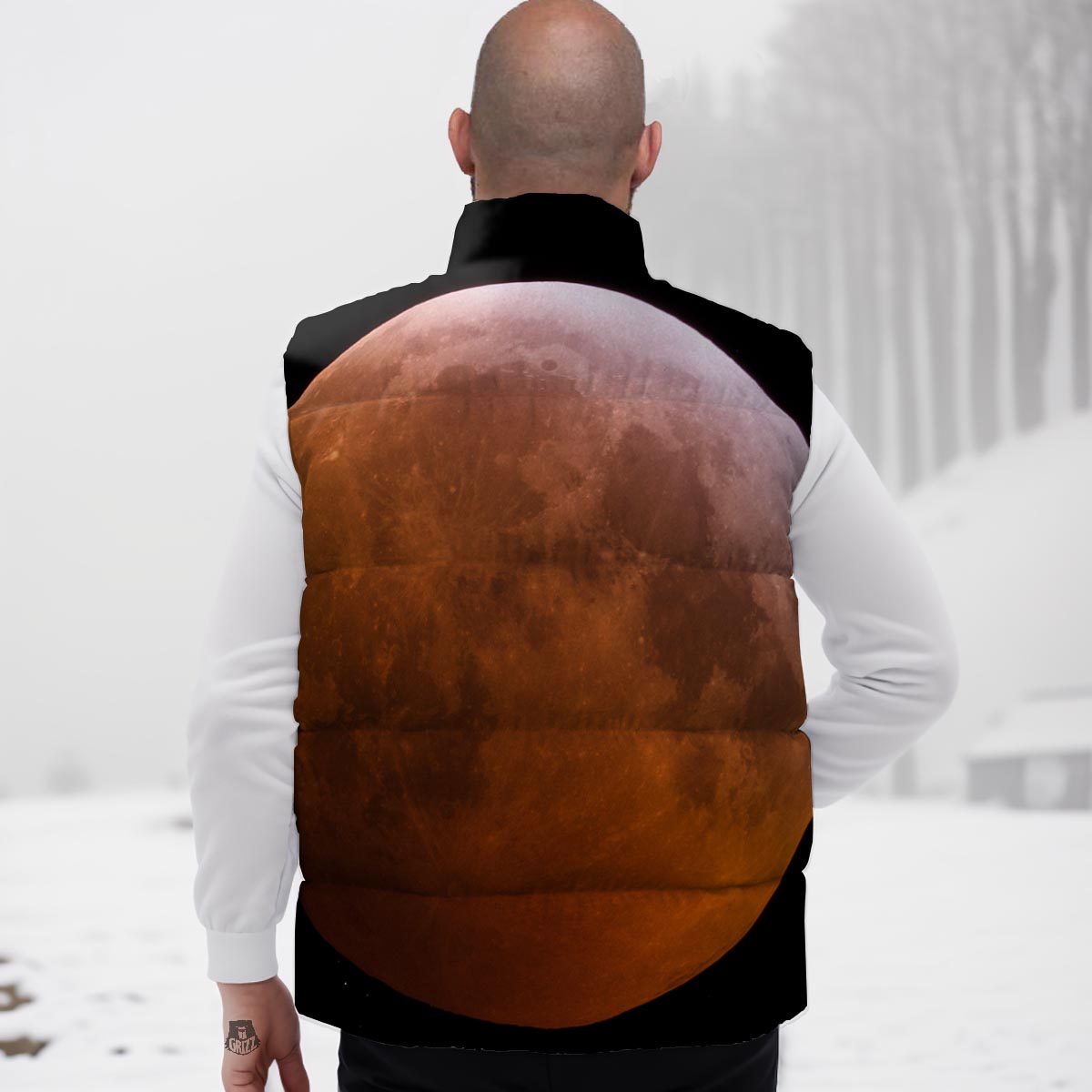 Eclipse Total Lunar Print Down Vest