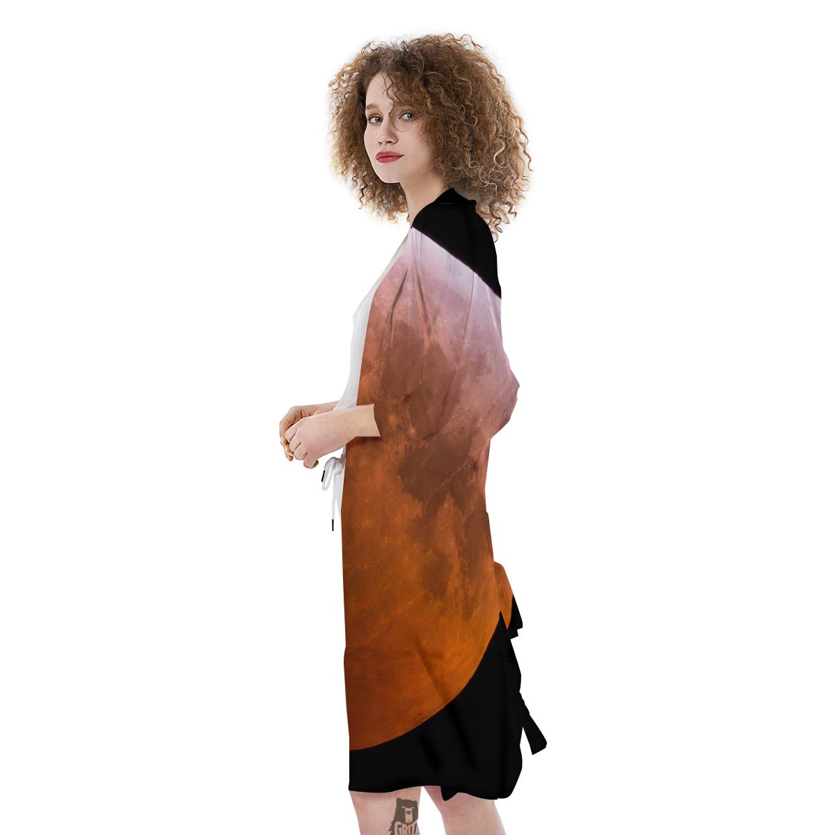 Eclipse Total Lunar Print Kimono-grizzshop