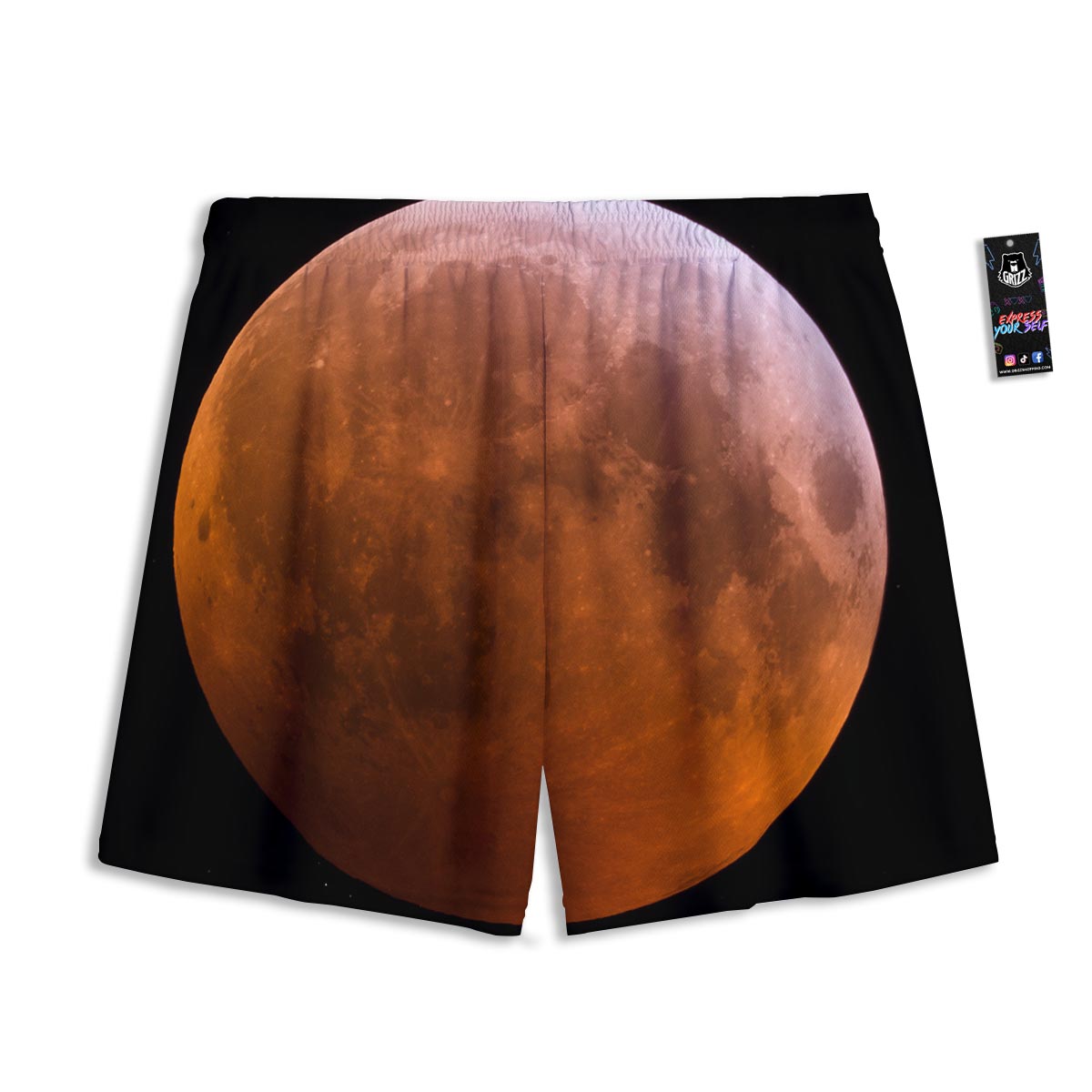 Eclipse Total Lunar Print Mesh Shorts