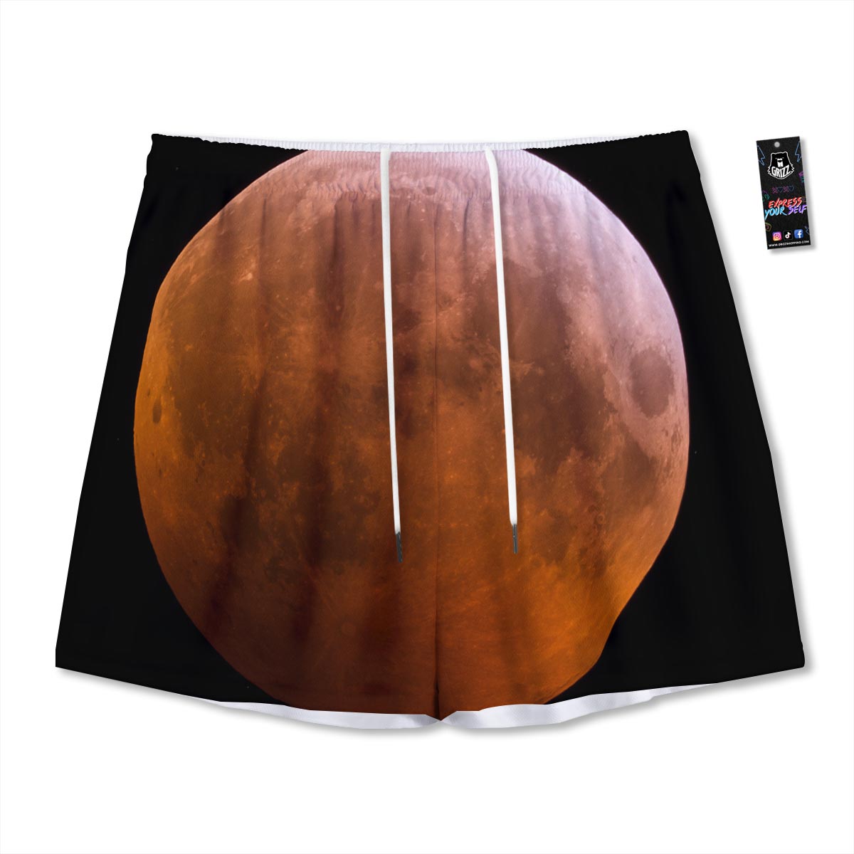 Eclipse Total Lunar Print Mesh Shorts