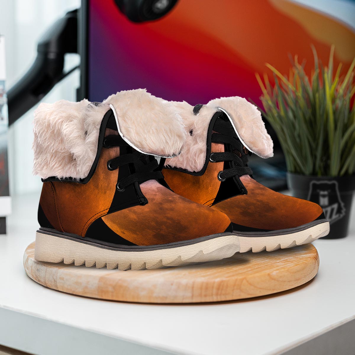 Eclipse Total Lunar Print Snow Boots-grizzshop