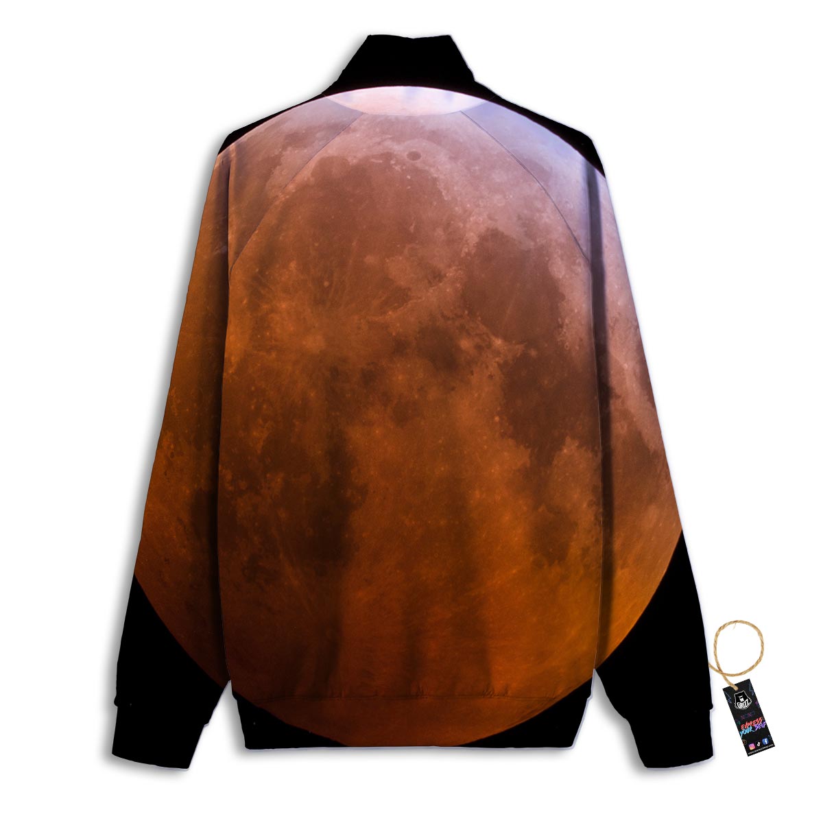 Eclipse Total Lunar Print Track Jacket-grizzshop