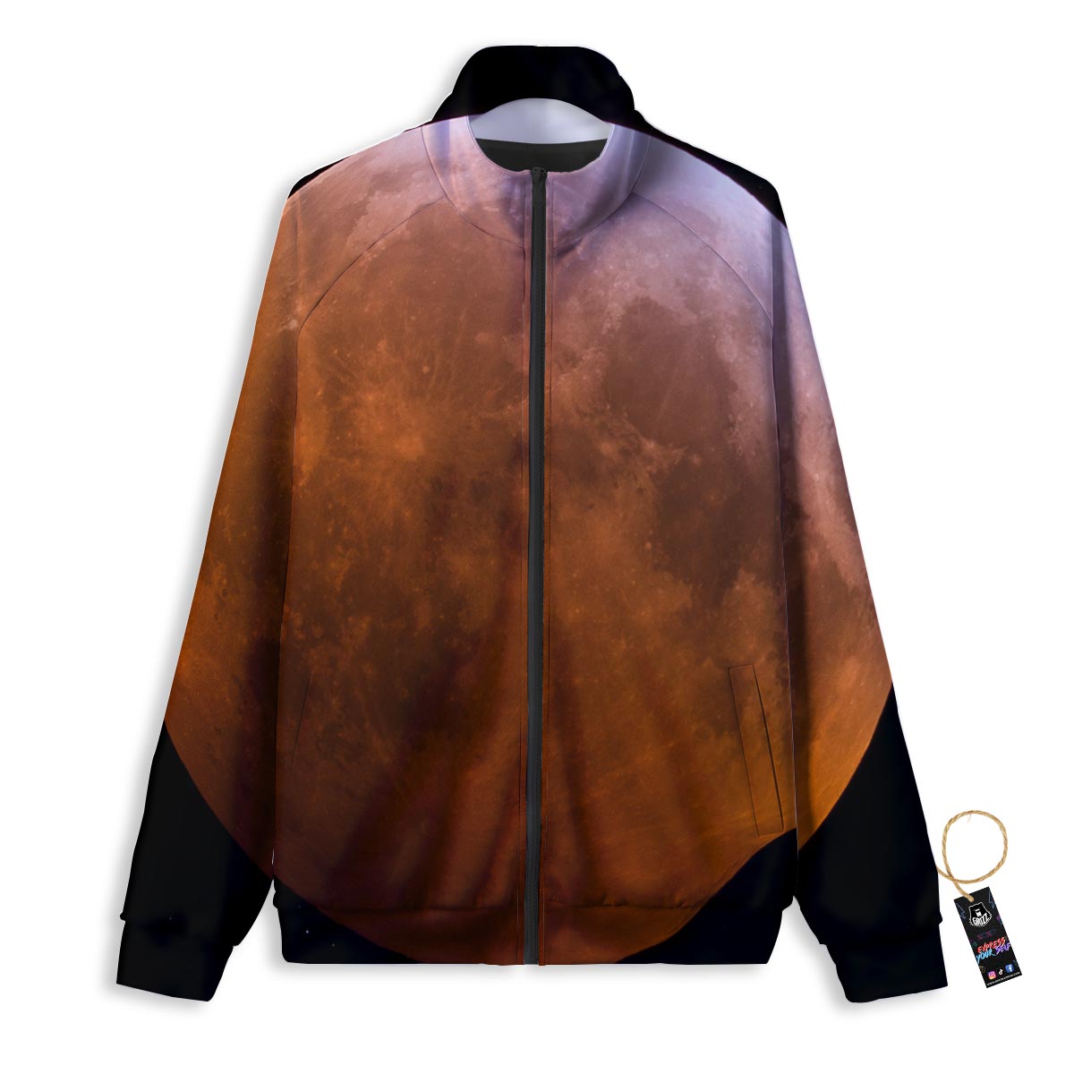 Eclipse Total Lunar Print Track Jacket-grizzshop