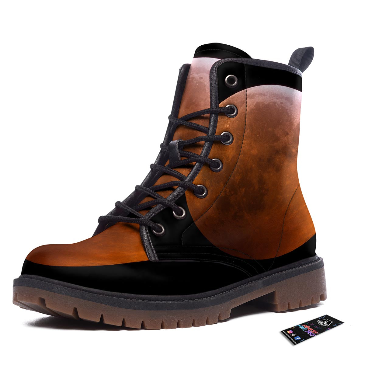 Eclipse Total Lunar Print Work Boots-grizzshop
