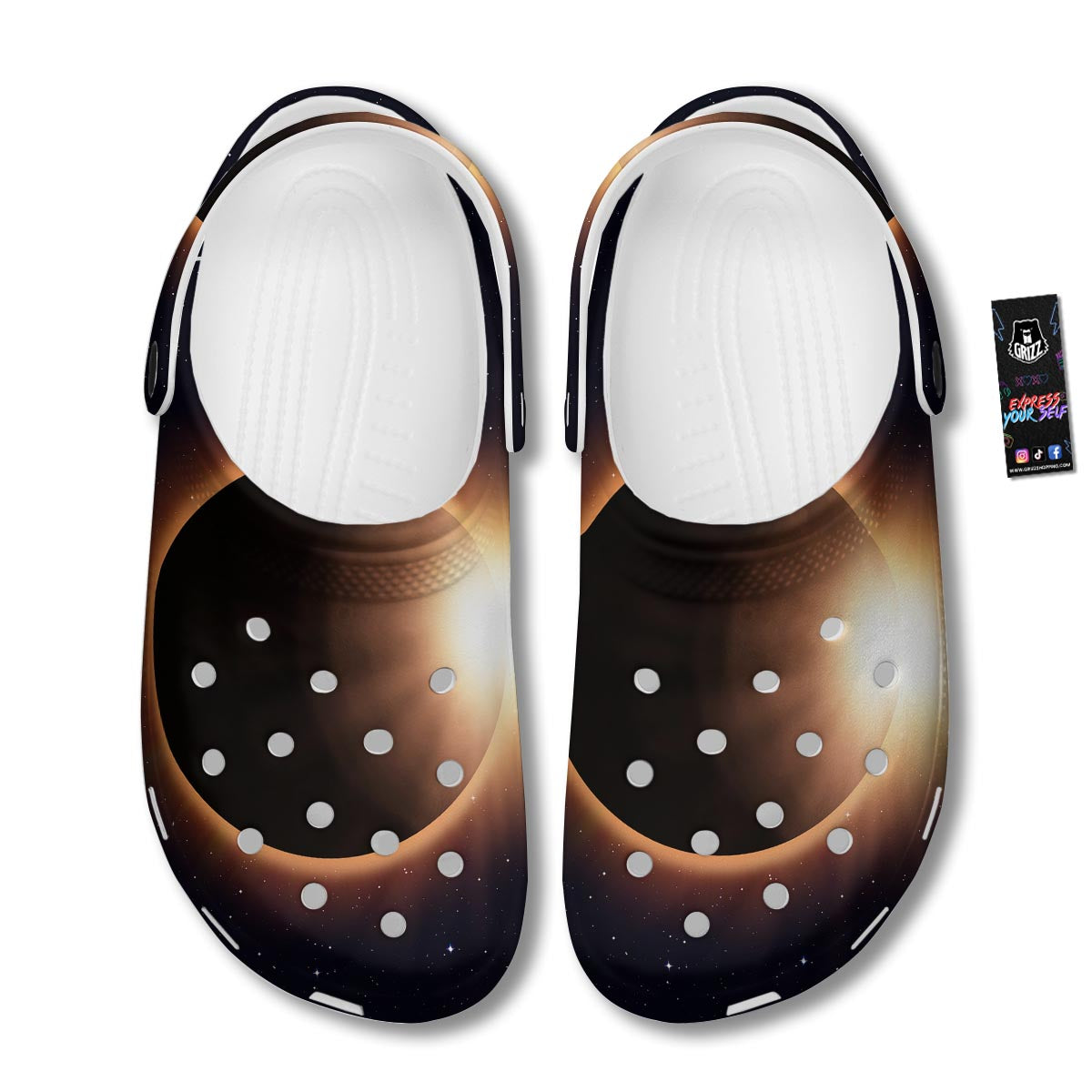 Eclipse Total Solar Print Clog-grizzshop