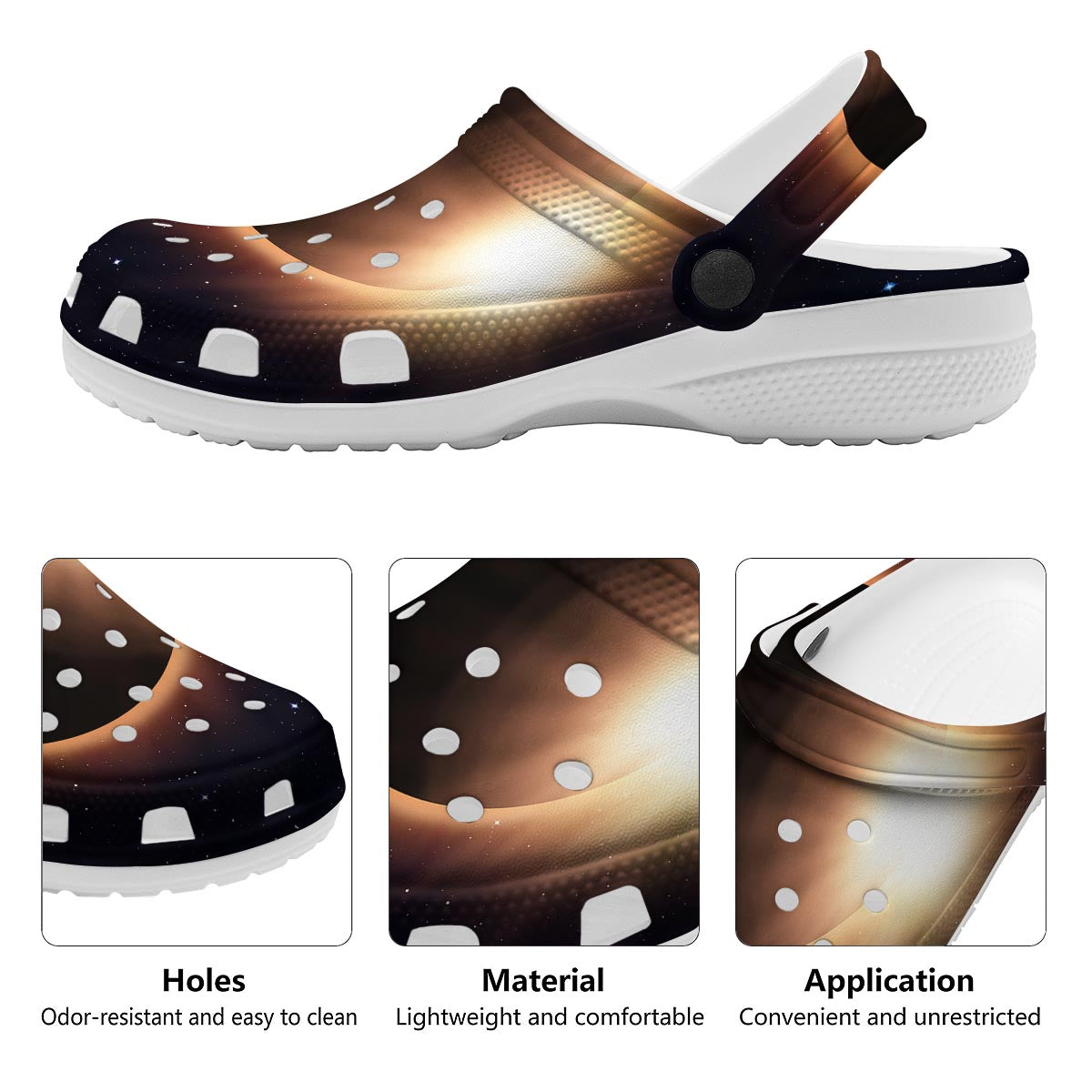 Eclipse Total Solar Print Clog-grizzshop