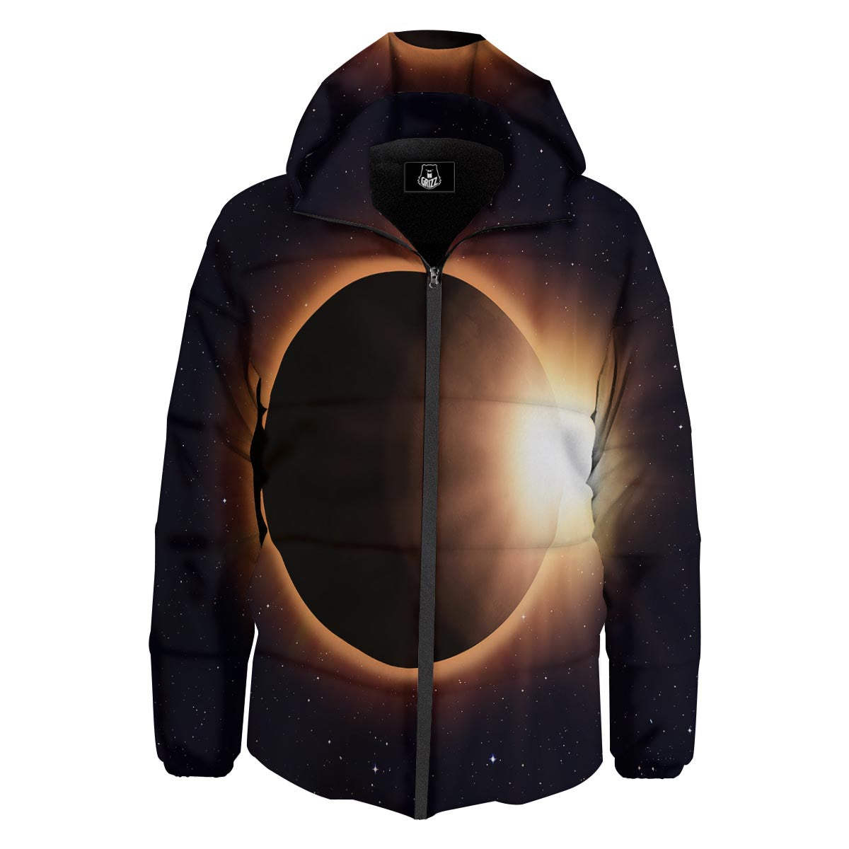 Eclipse Total Solar Print Down Jacket-grizzshop
