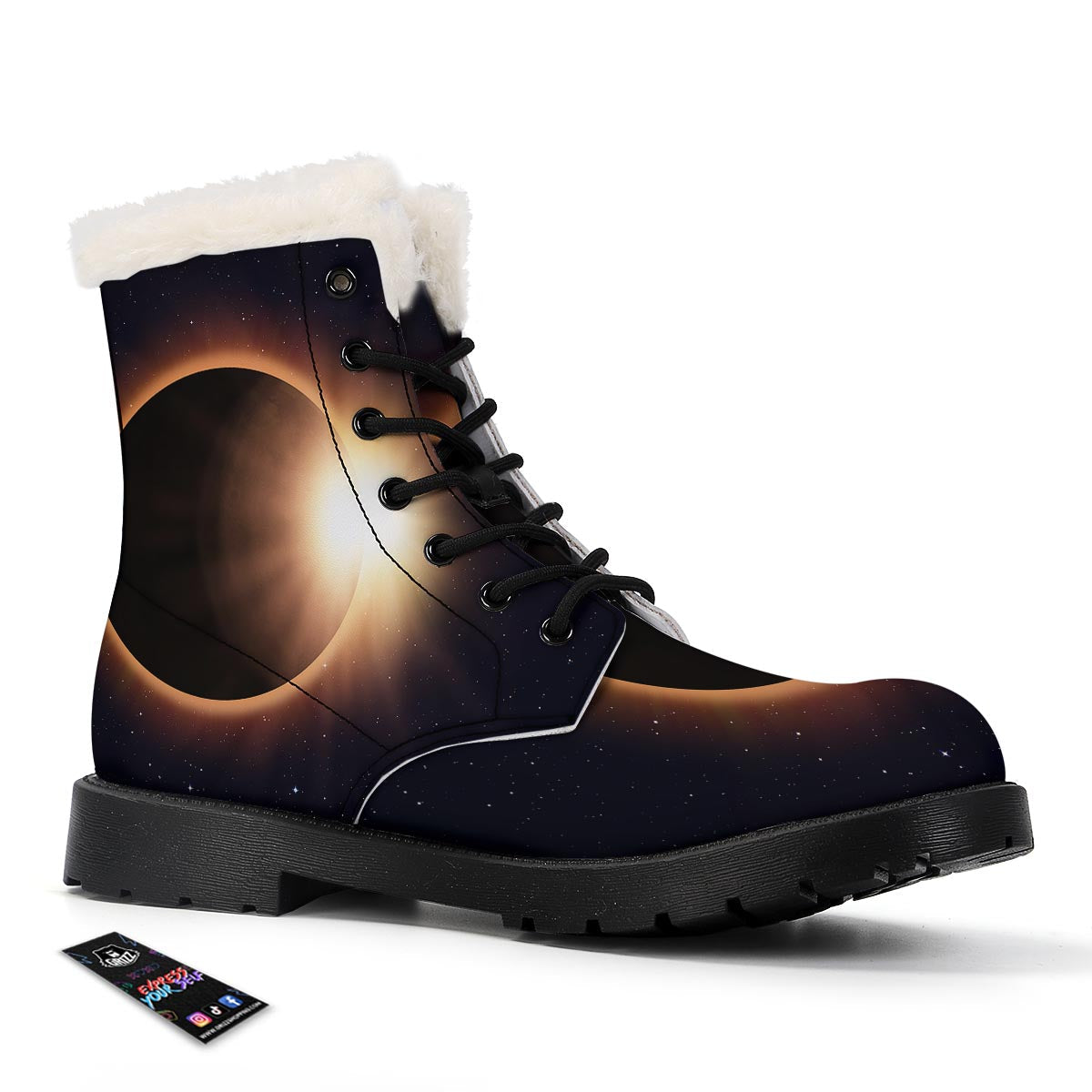 Eclipse Total Solar Print Winter Boots-grizzshop