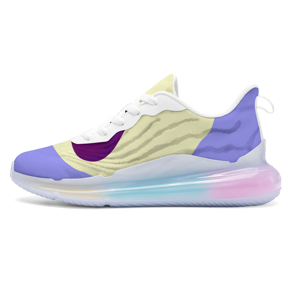 Eggplant Print Running Sneakers-grizzshop