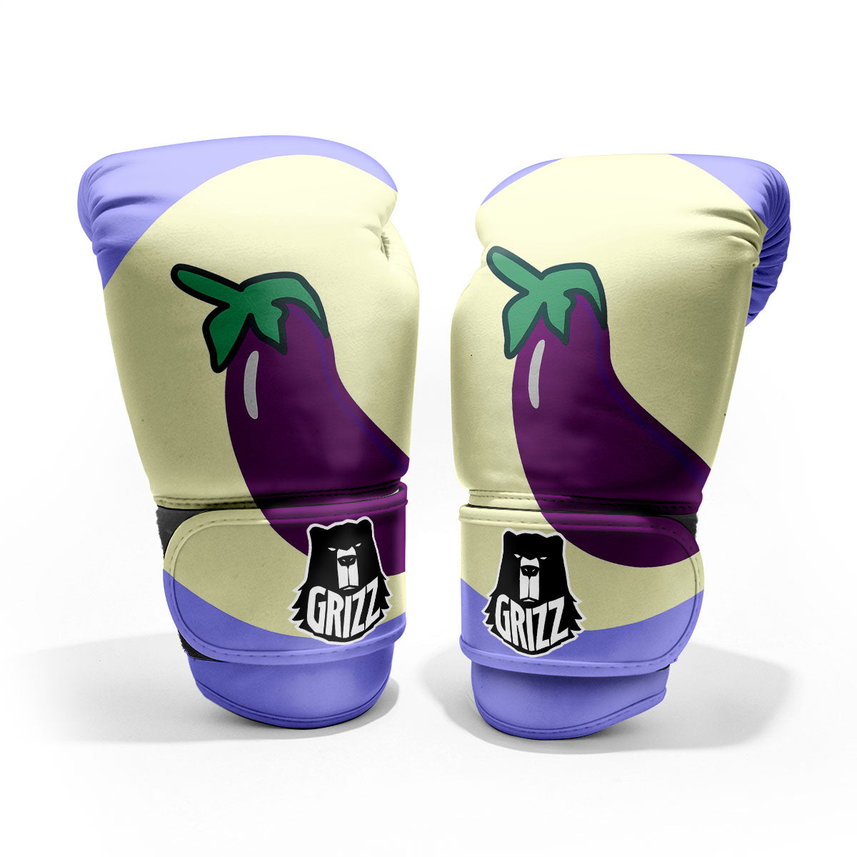 Eggplant Print Pro Boxing Glove