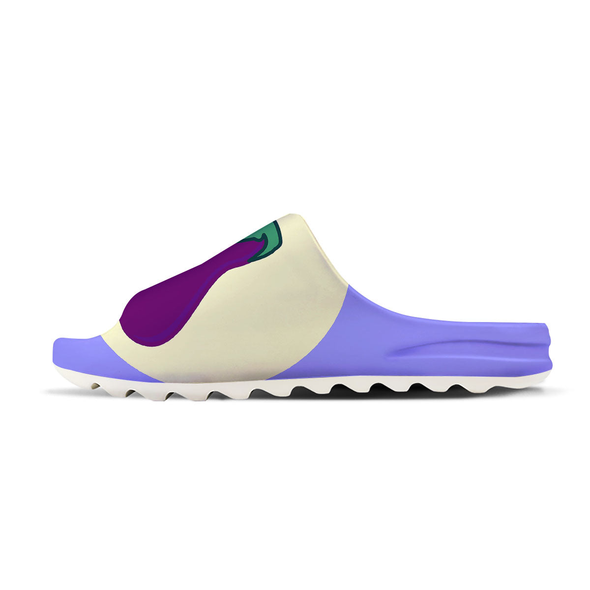 Eggplant Print Sandals-grizzshop