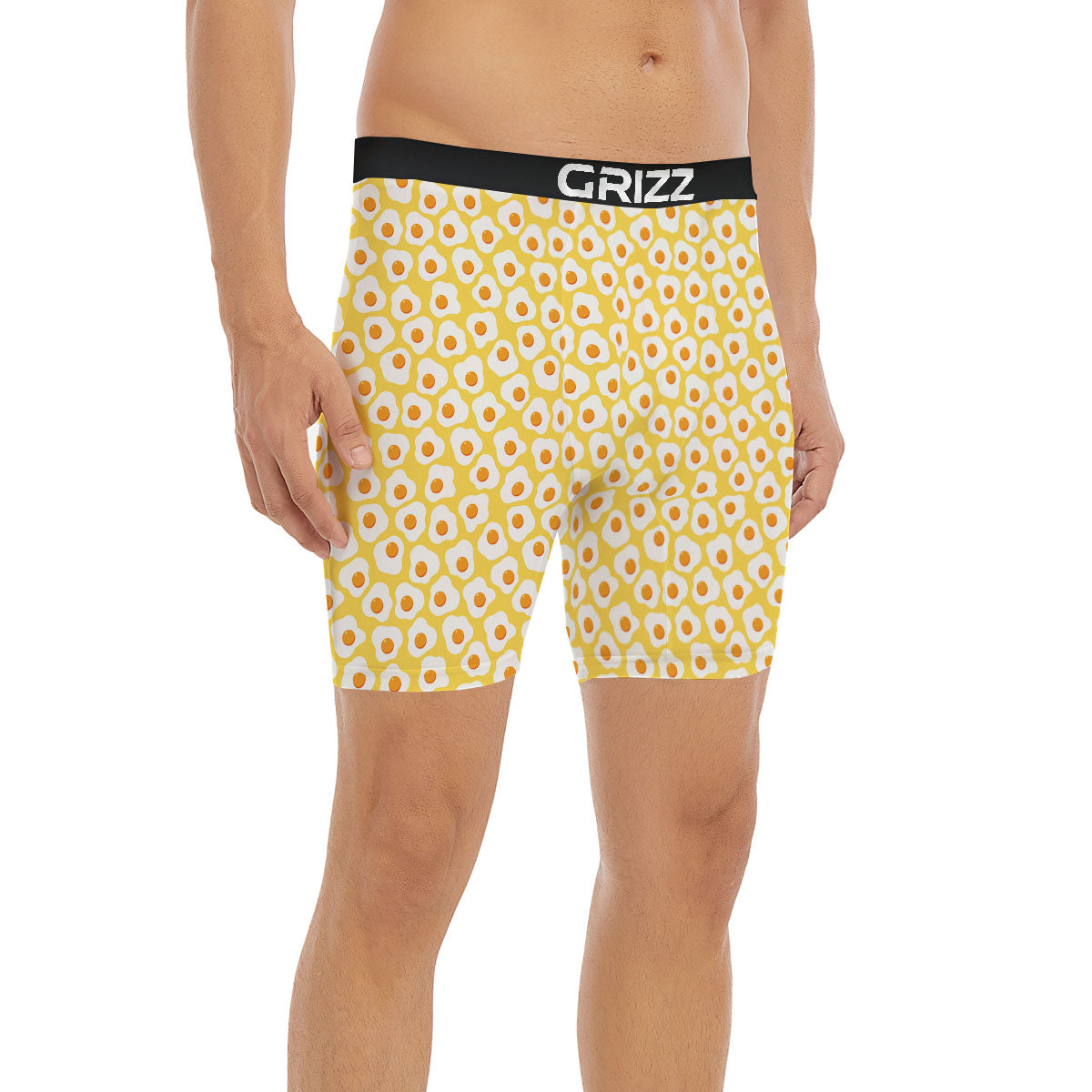 Eggs Print Pattern Boxer Briefs-grizzshop