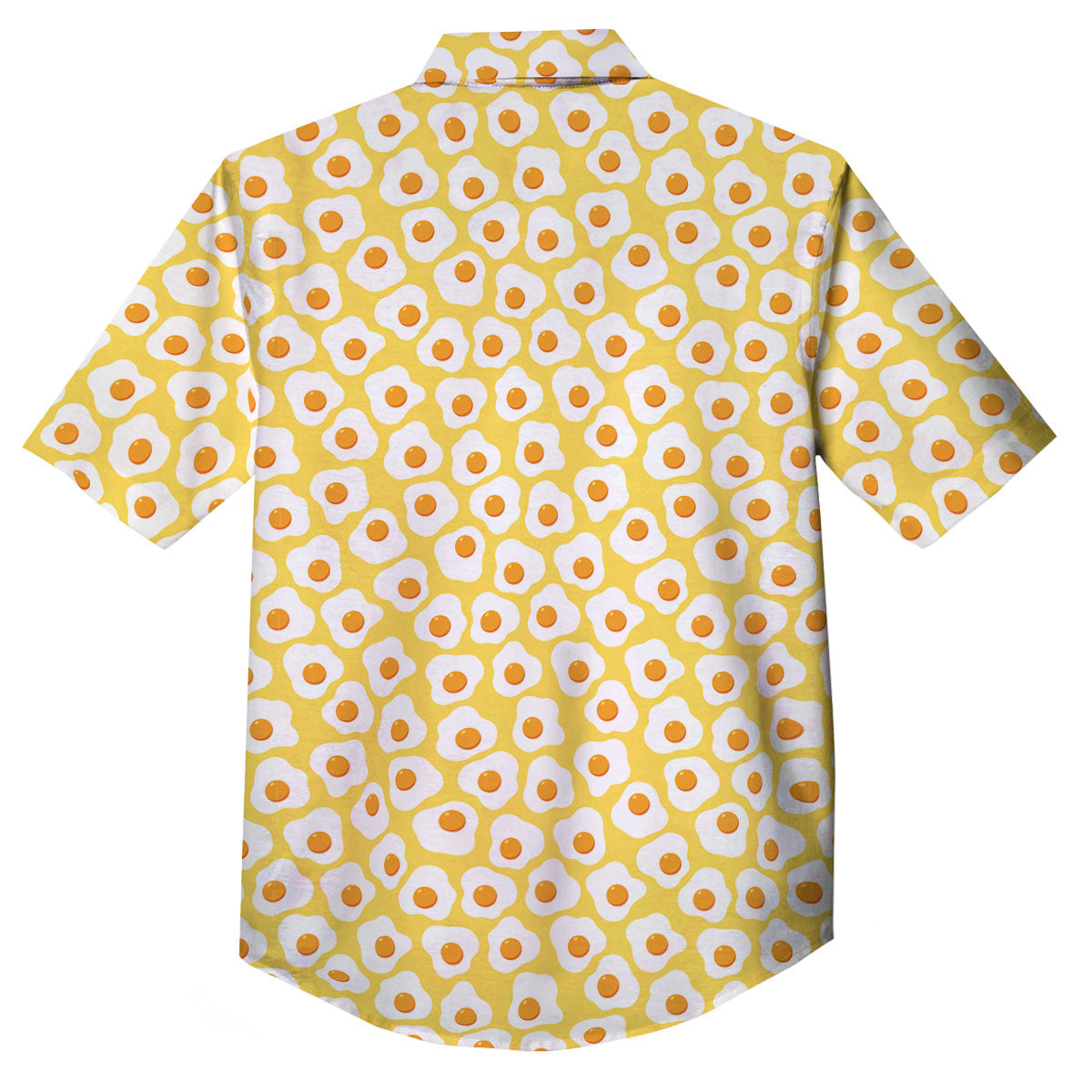 Eggs Print Pattern Button Up Shirt-grizzshop