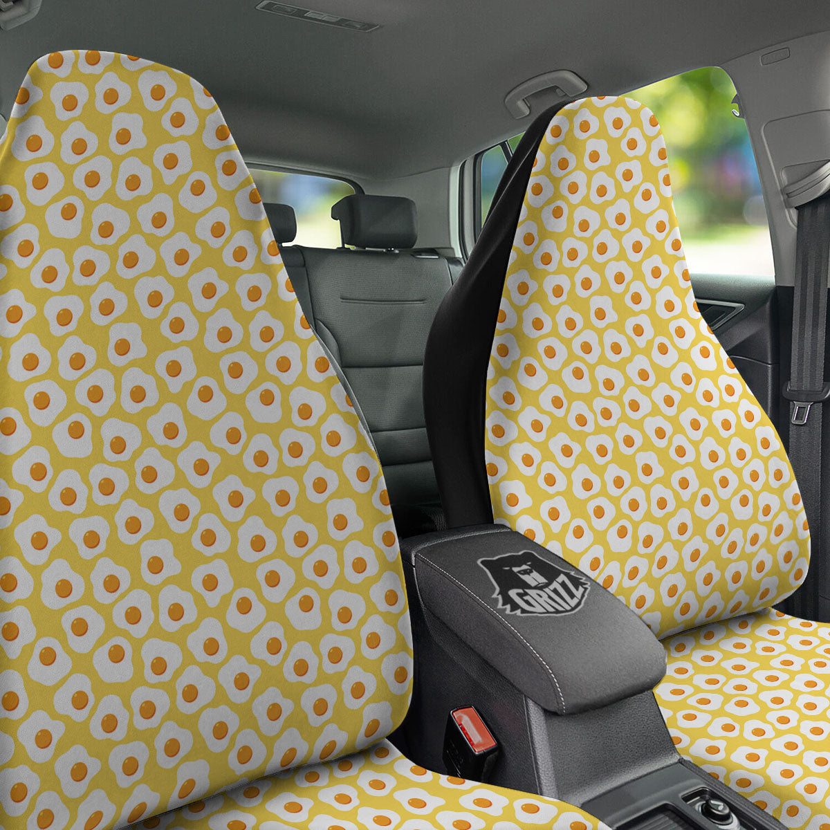 Eggs Print Pattern Car Seat Covers-grizzshop