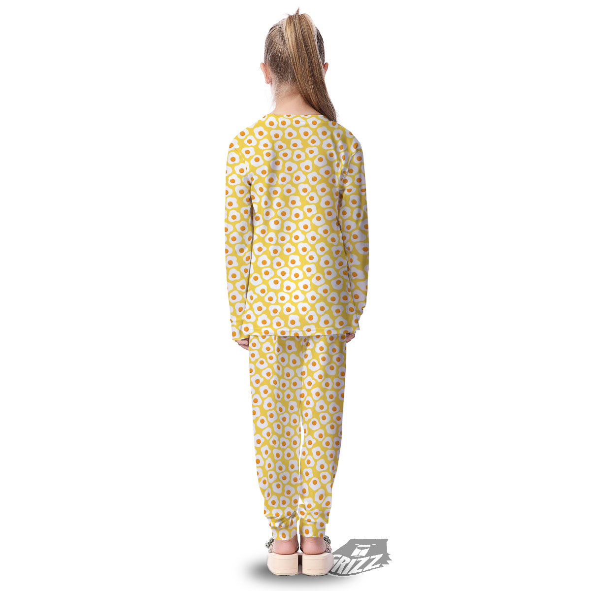 Eggs Print Pattern Kid's Pajamas-grizzshop