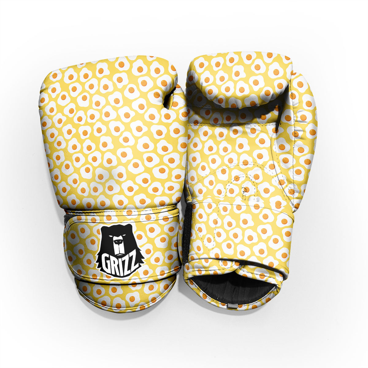 Eggs Print Pattern Sparring Gloves-grizzshop