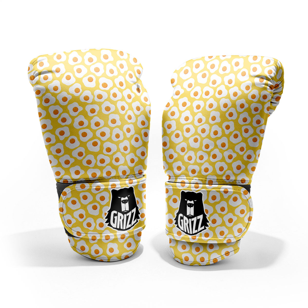 Eggs Print Pattern Sparring Gloves-grizzshop