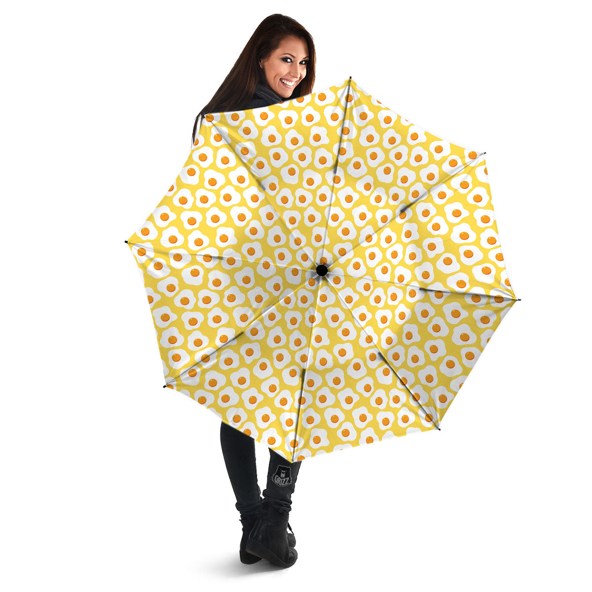 Eggs Print Pattern Umbrella-grizzshop