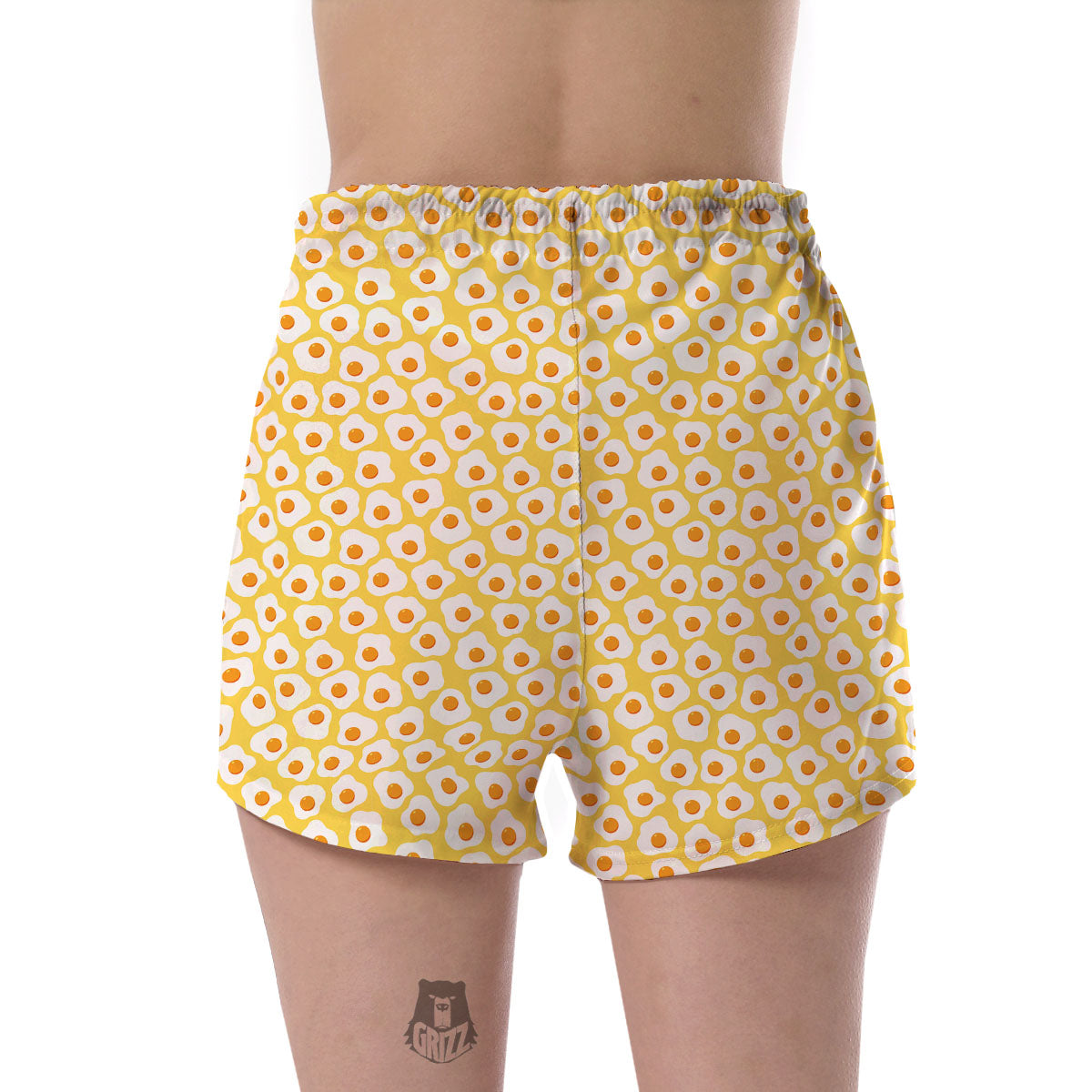 Eggs Print Pattern Women's Shorts-grizzshop