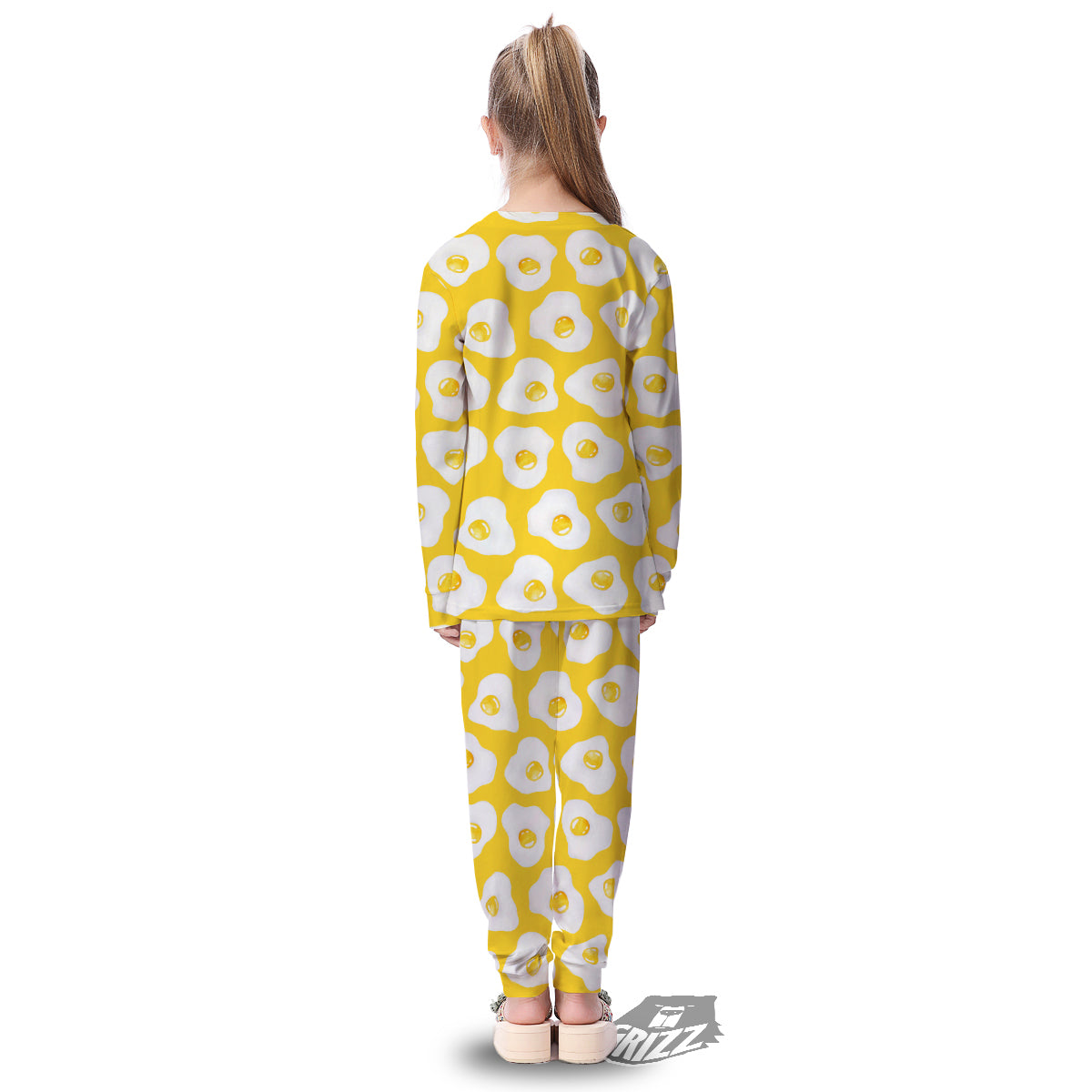 Eggs Yellow Print Pattern Kid's Pajamas-grizzshop