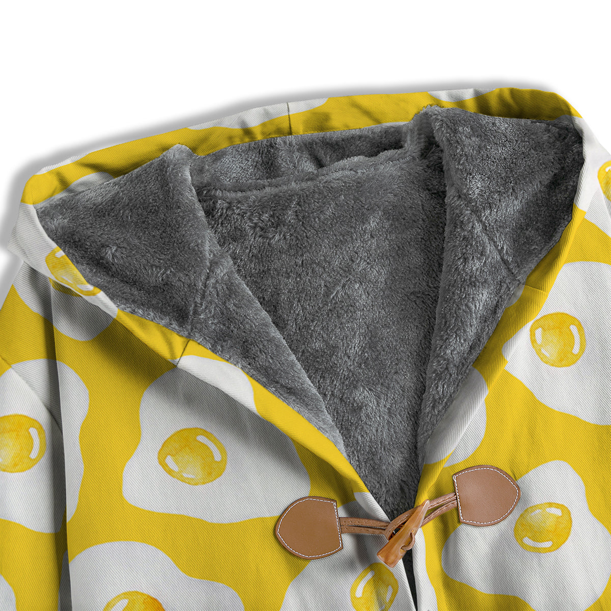 Eggs Yellow Print Pattern Men's Windbreaker Jacket-grizzshop