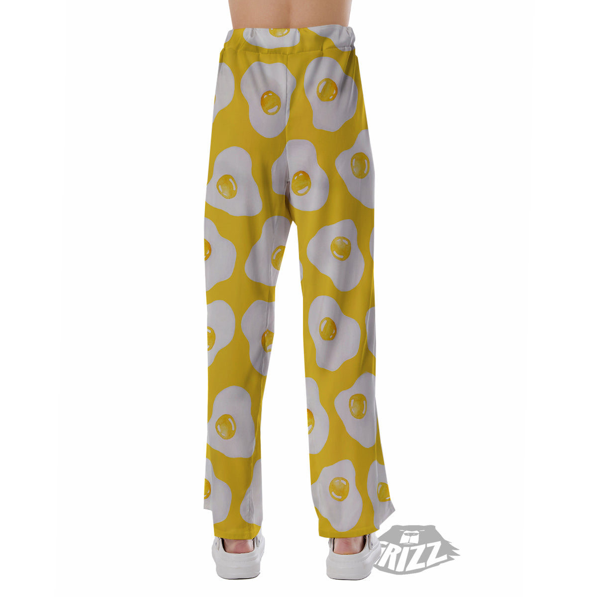 Eggs Yellow Print Pattern Pajama Pants-grizzshop