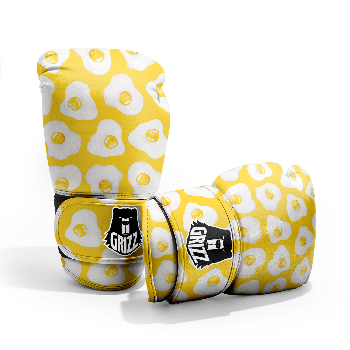 Eggs Yellow Print Pattern Pro Boxing Glove