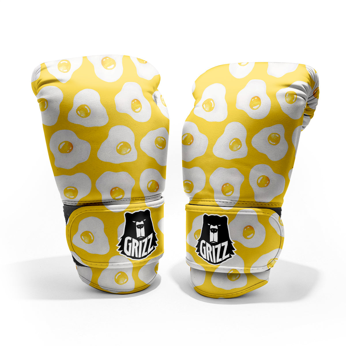 Eggs Yellow Print Pattern Pro Boxing Glove