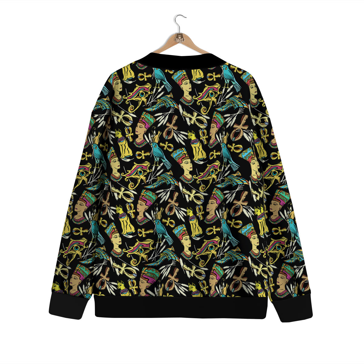 Egypt Ancient Print Pattern Cardigan-grizzshop