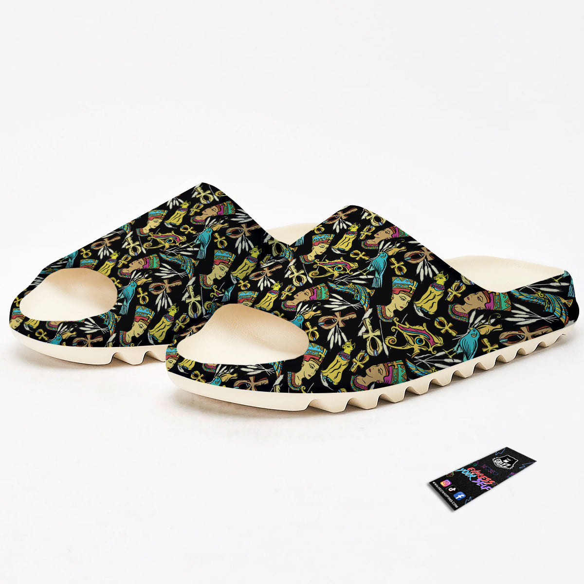 Egypt Ancient Print Pattern Sandals-grizzshop