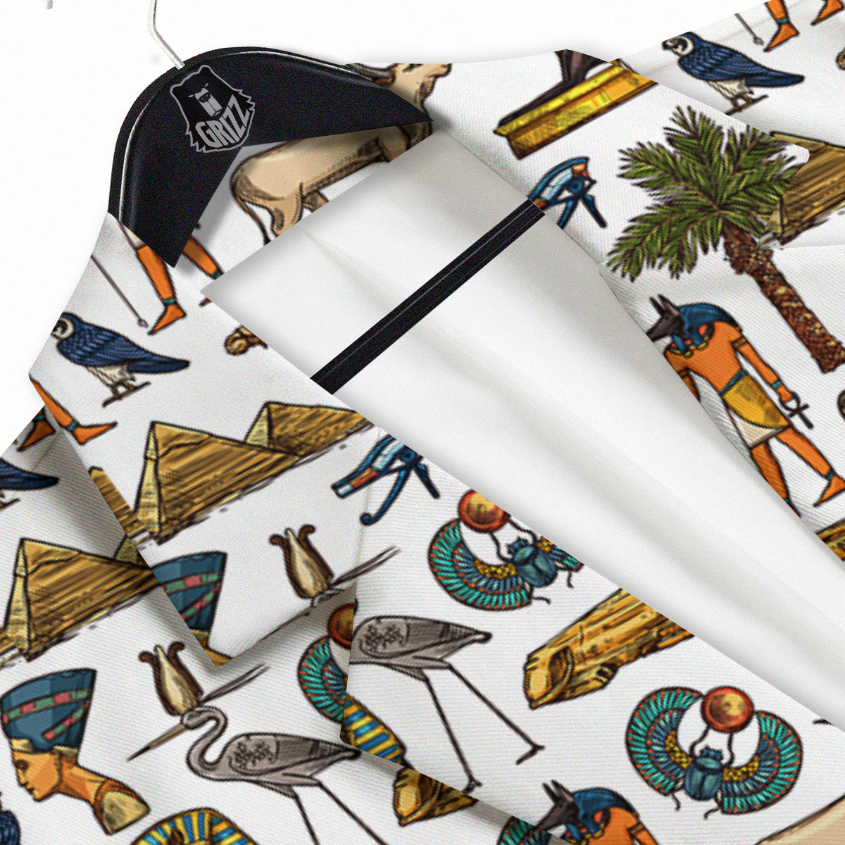 Egypt Religion Symbols Print Pattern Men's Sport Coat-grizzshop