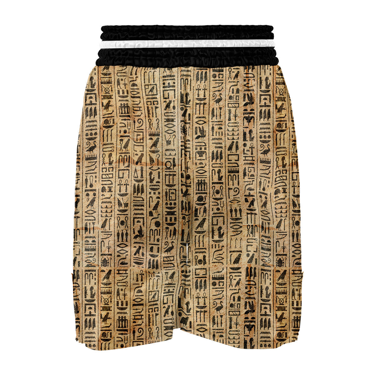 Egyptian Hieroglyphs Boxing Shorts-grizzshop