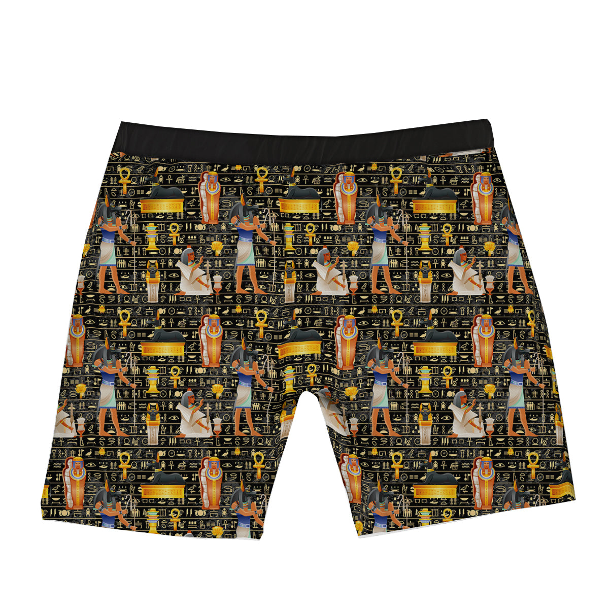 Egyptian Jackal Anubis God Print Pattern Boxer Briefs-grizzshop