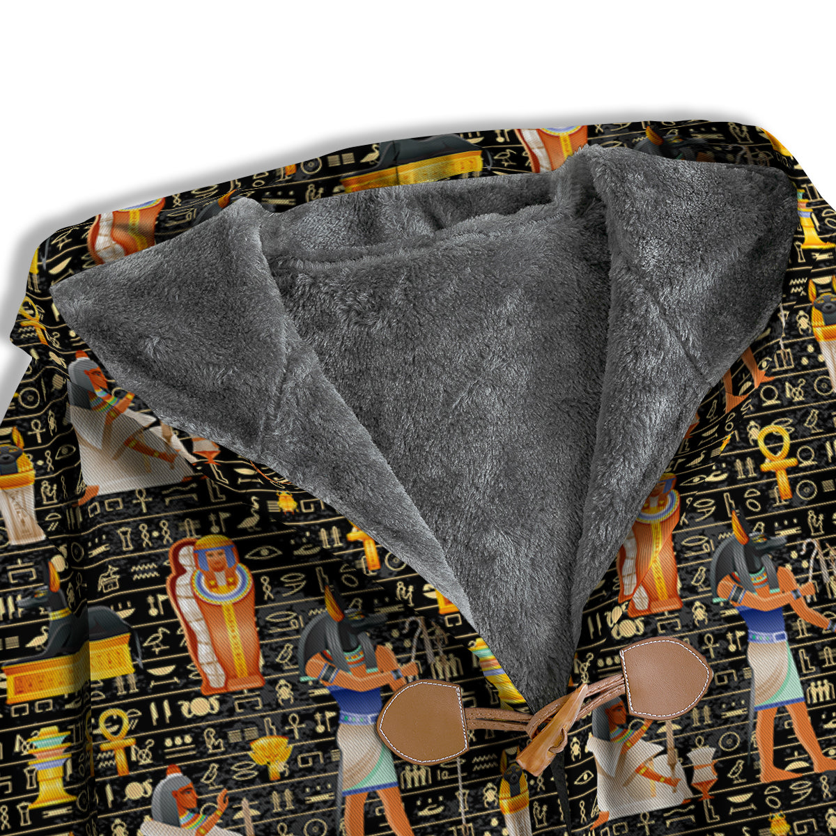 Egyptian Jackal Anubis God Print Pattern Men's Windbreaker Jacket-grizzshop