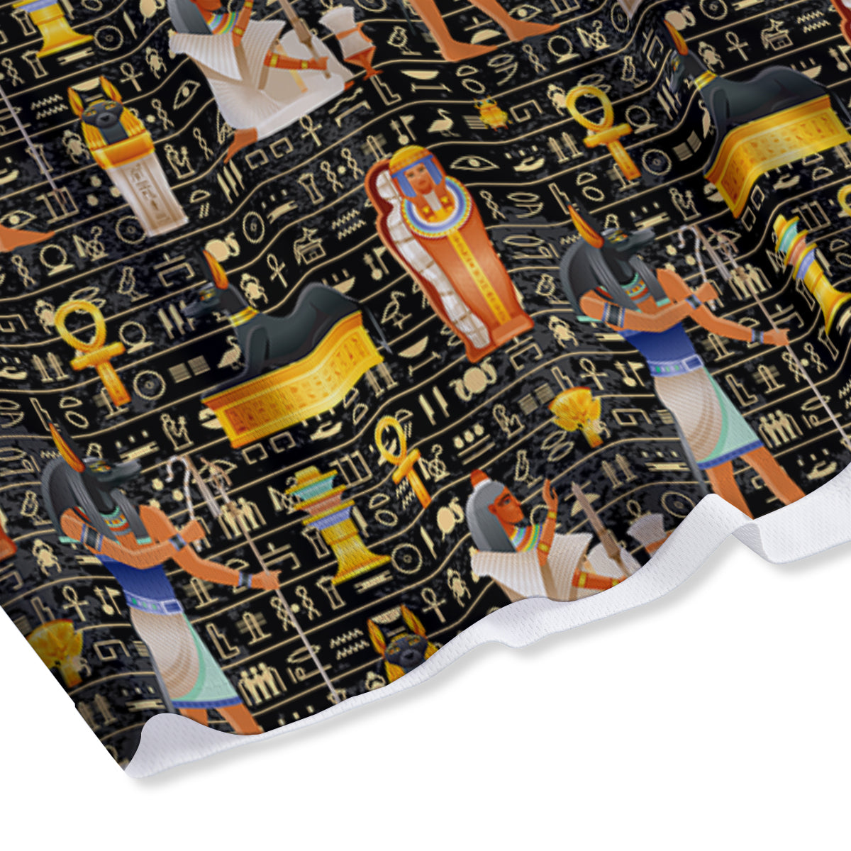 Fox Geometric Print Mesh Shorts