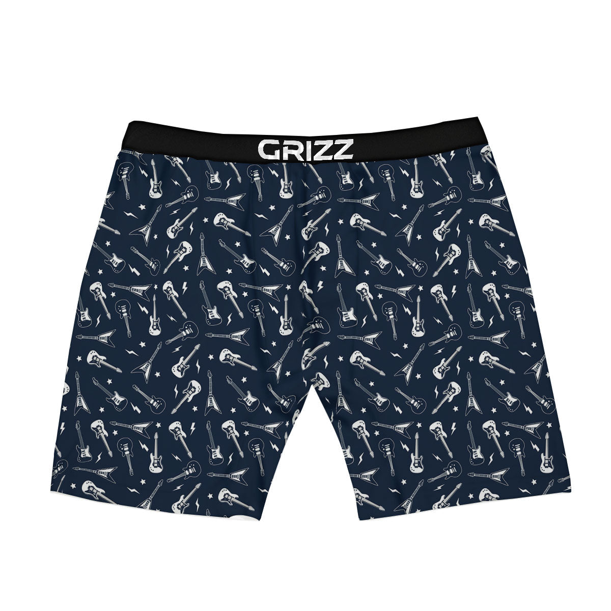 Electric Guitar Print Pattern Boxer Briefs-grizzshop