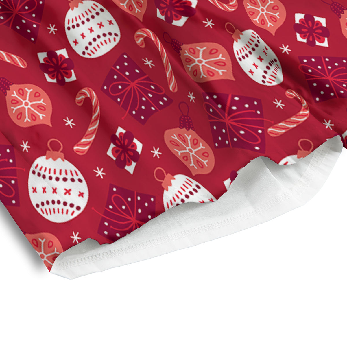 Elements Merry Christmas Print Pattern Men's Athletic Shorts
