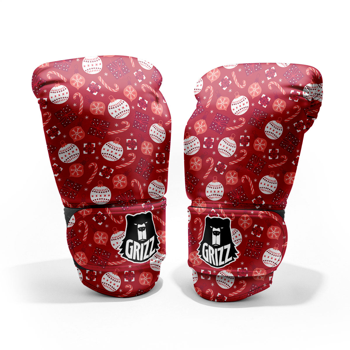 Elements Merry Christmas Print Pattern Pro Boxing Glove