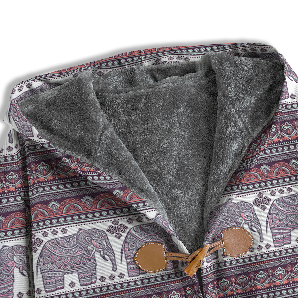 Elephant Indian Bohemian Print Pattern Men's Windbreaker Jacket-grizzshop