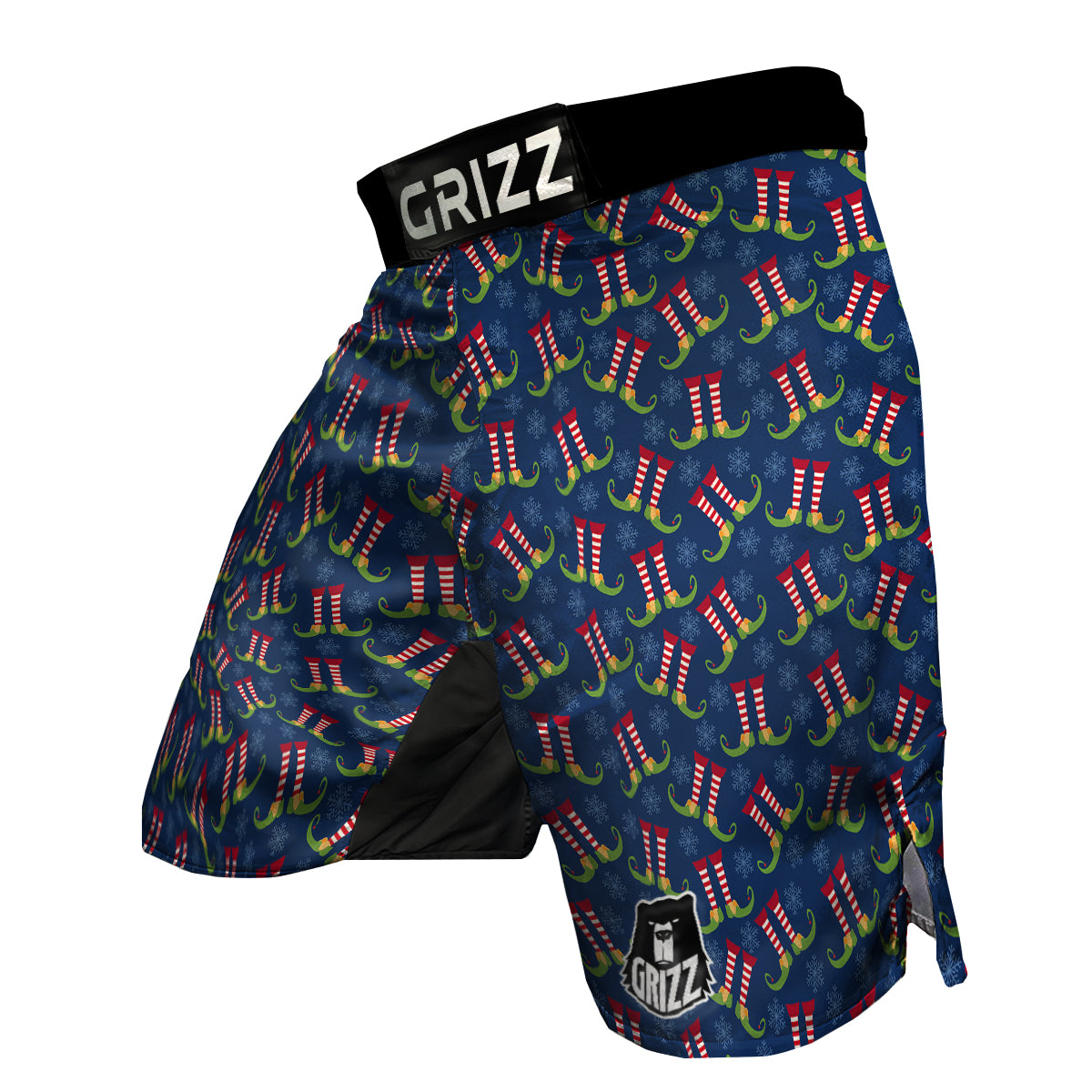 Elf Shoes Print Pattern MMA Shorts-grizzshop