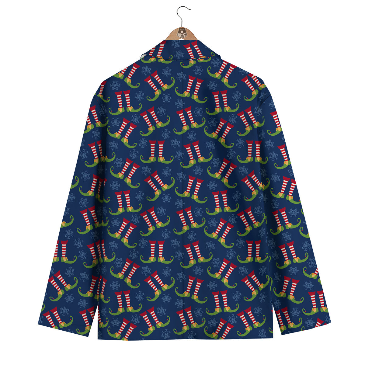 Elf Shoes Print Pattern Men's Blazer-grizzshop