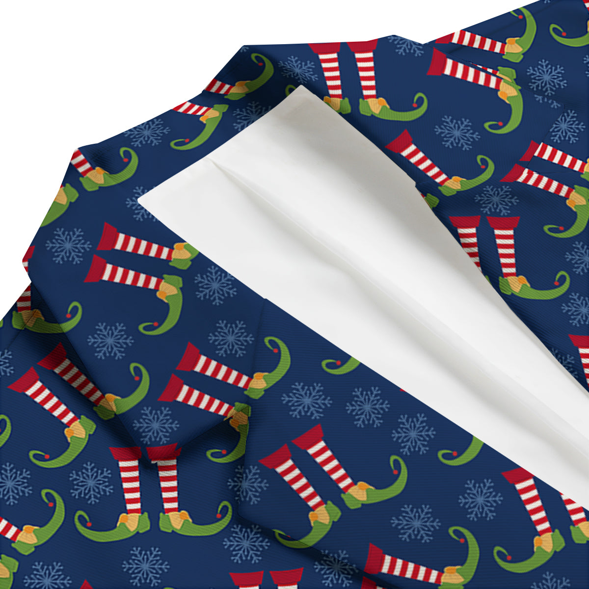 Elf Shoes Print Pattern Men's Blazer-grizzshop
