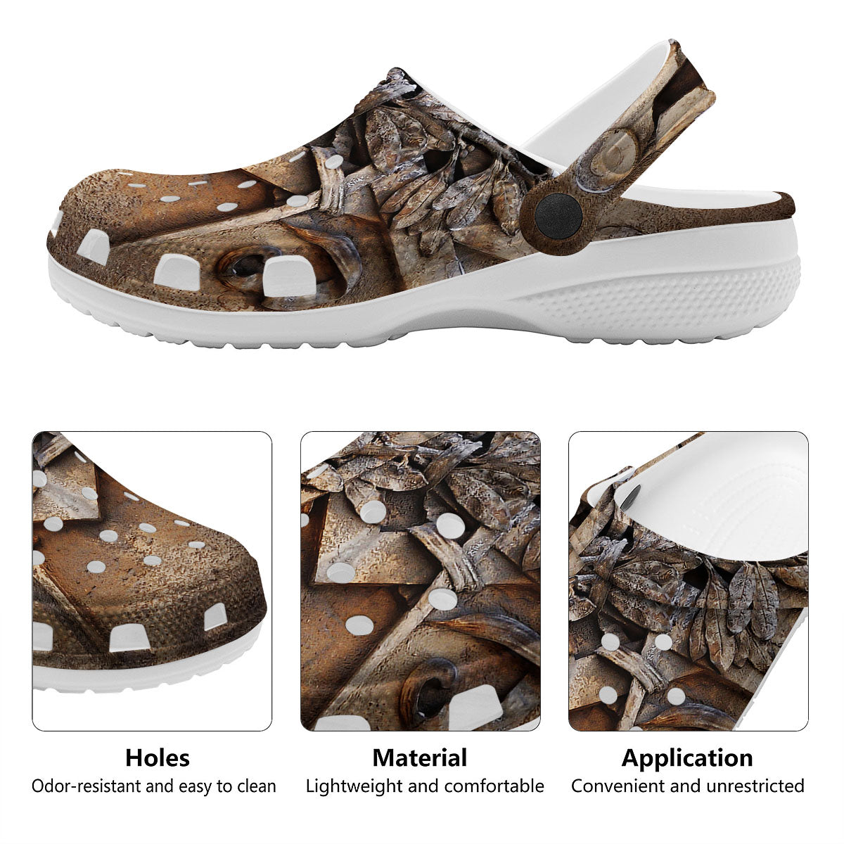 Emblem Freemasonry Print Clog-grizzshop