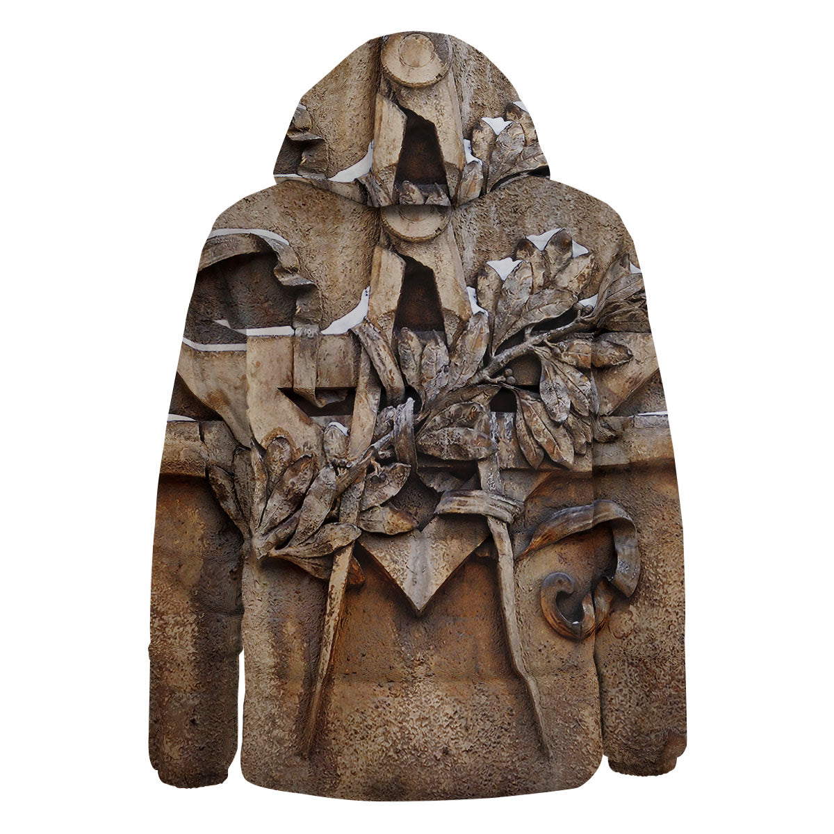 Emblem Freemasonry Print Down Jacket-grizzshop