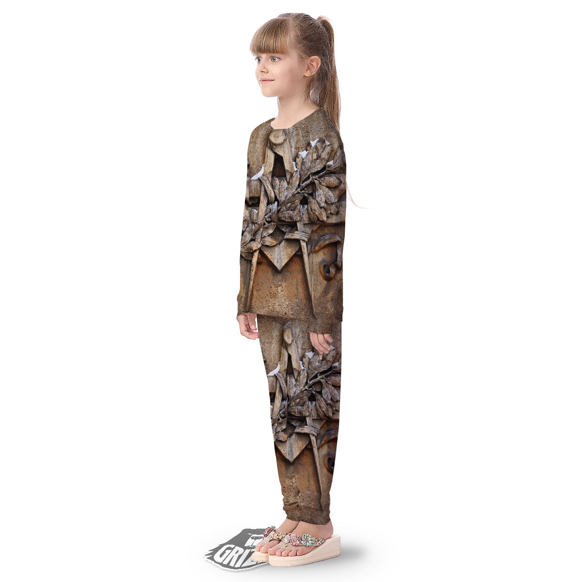 Emblem Freemasonry Print Kid's Pajamas-grizzshop