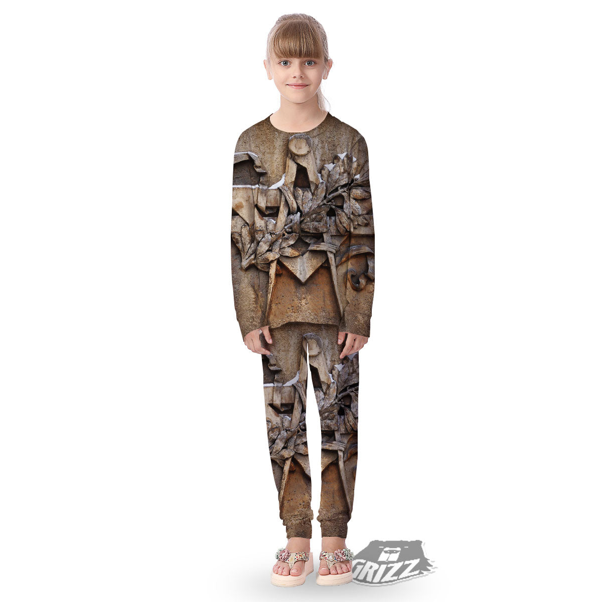 Emblem Freemasonry Print Kid's Pajamas-grizzshop